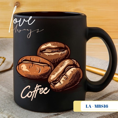 Black Coffee Mug