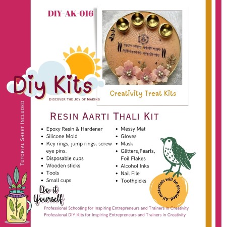 Resin Aarti Thali Kit