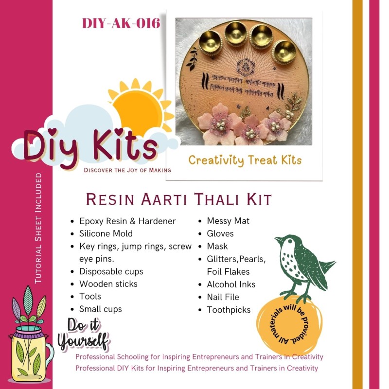 Resin Aarti Thali Kit