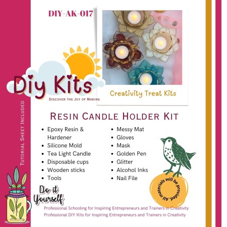 Resin Candle Holder Kit