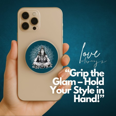 Om Vibes Pop Socket – Spiritual Grip for Phones | TheKalaakul