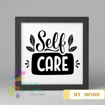 Black & White Quote Wall Frame – 6x6 | The KalaaKul