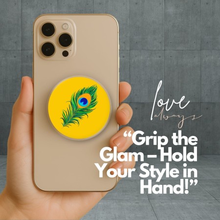 Divine Harmony Pop Socket – Elegant Spiritual Grip | The Kalaakul